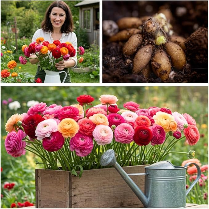 CZ Grain Ranunculus mix bulbs – packaging signals authentic, high-quality bulbs.