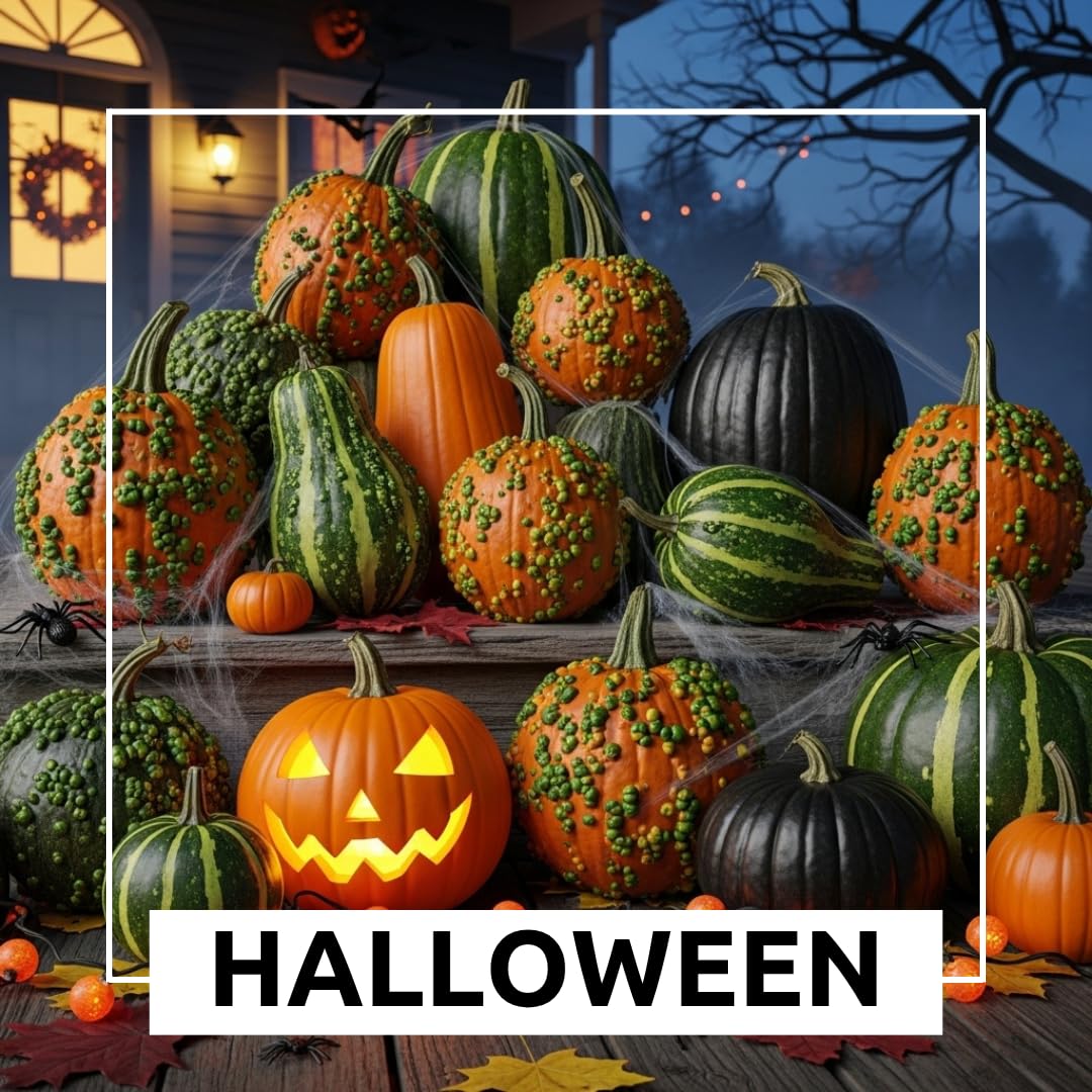 CZ Grain Warty Goblin seeds offer small to medium pumpkins for versatile gardening use