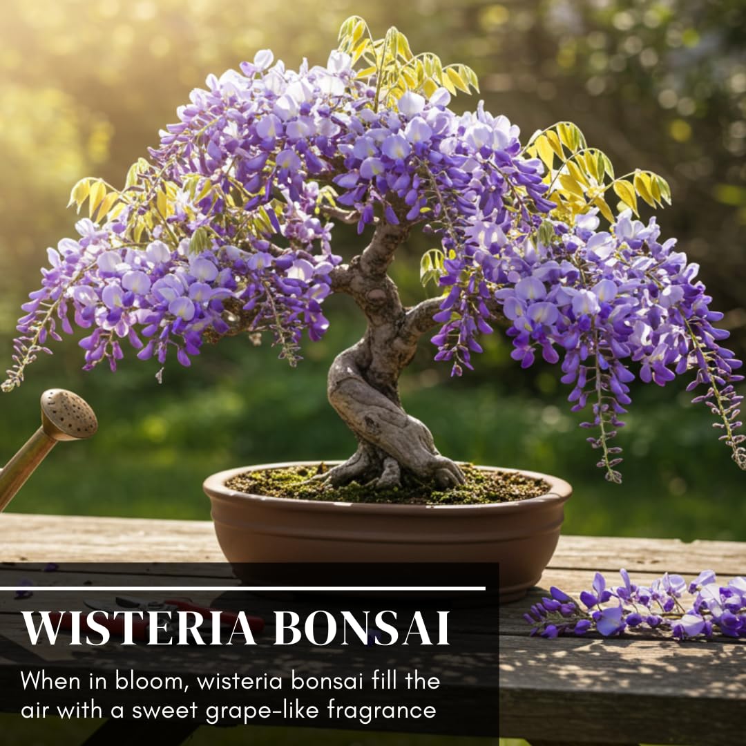 CZ Grain weeping wisteria seeds thrive in full sun for bright seasonal color.