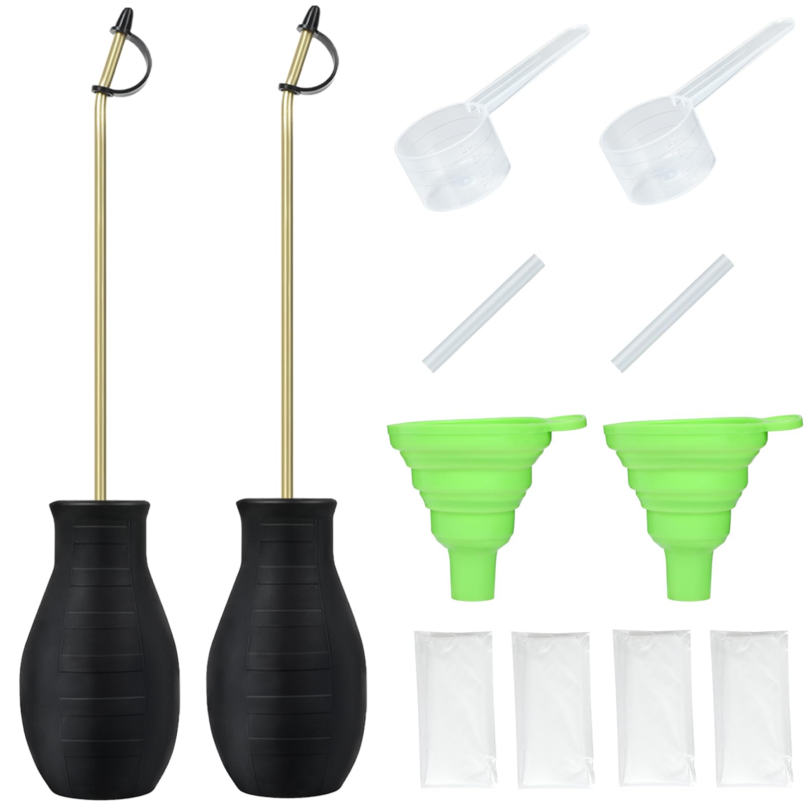CZA diatomaceous earth duster bulb applicator for precise garden spray