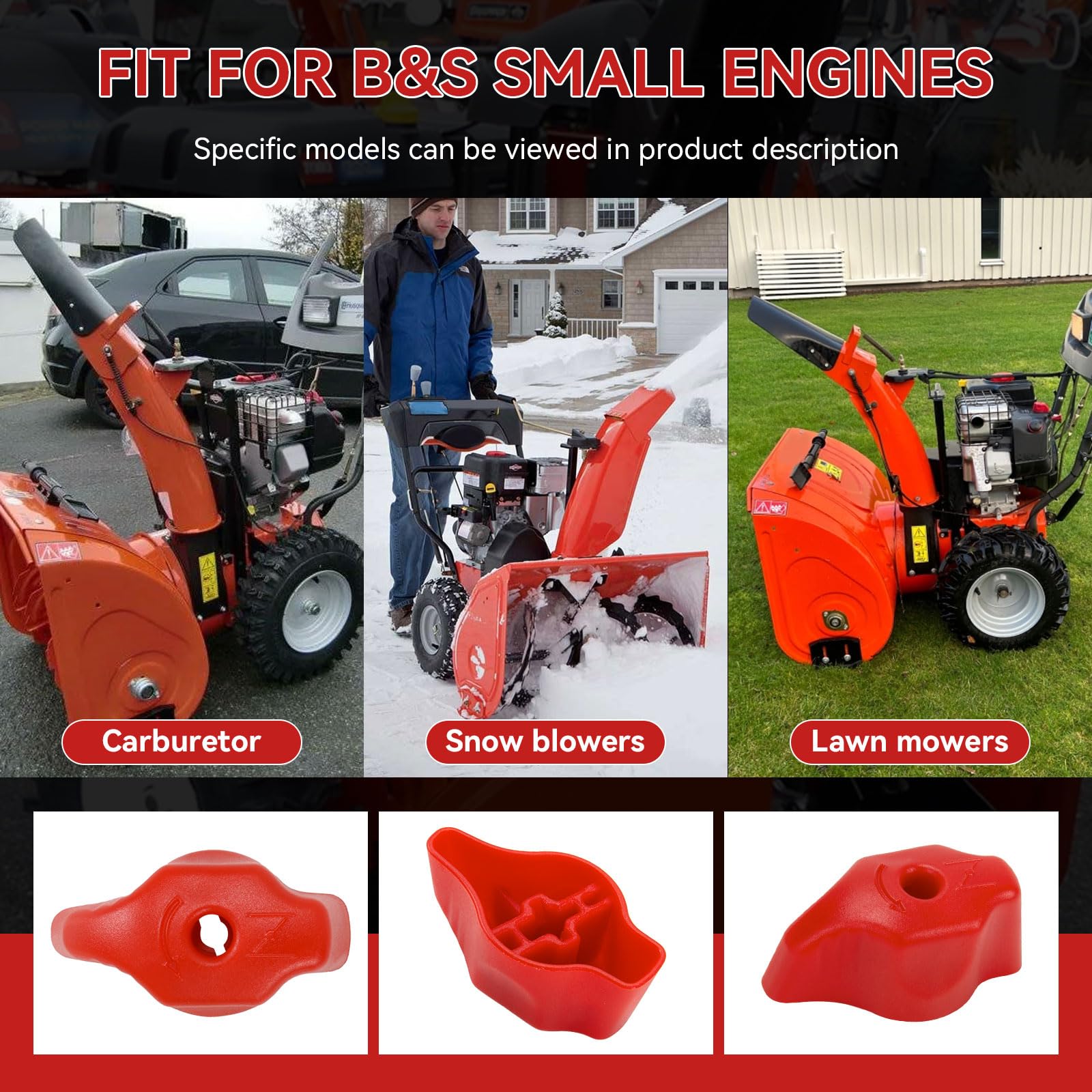 Czarixa choke shaft knob compatible with Briggs and Stratton engines.