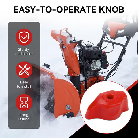 Czarixa red choke knob installation is tool-free for quick replacement.