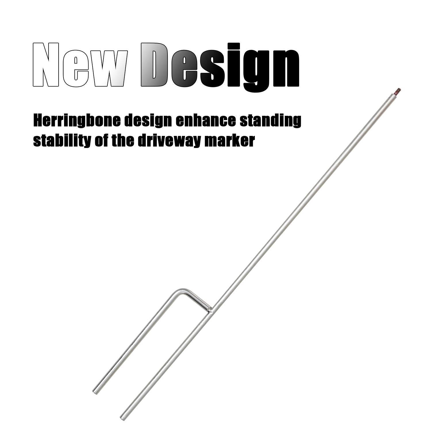 CZC AUTO galvanized metal pole resists rust in harsh weather.
