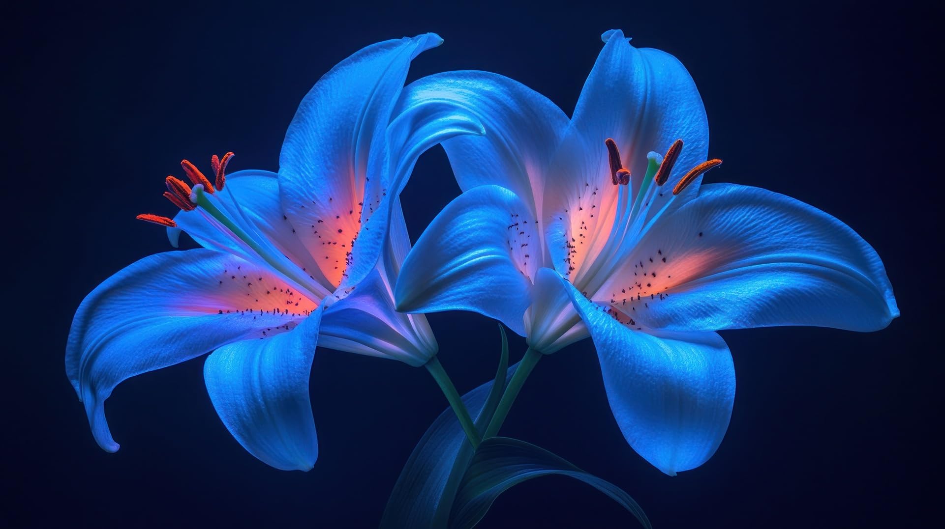 CZ Grain electric blue spider lily bulb ready for planting adds dramatic color to beds