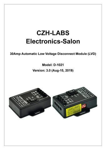 CZH-LABS LVD programmable disconnect values for customizable protection levels.