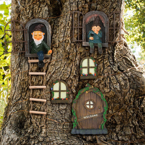Czlotyh luminous door charm glows at night for magical moments.