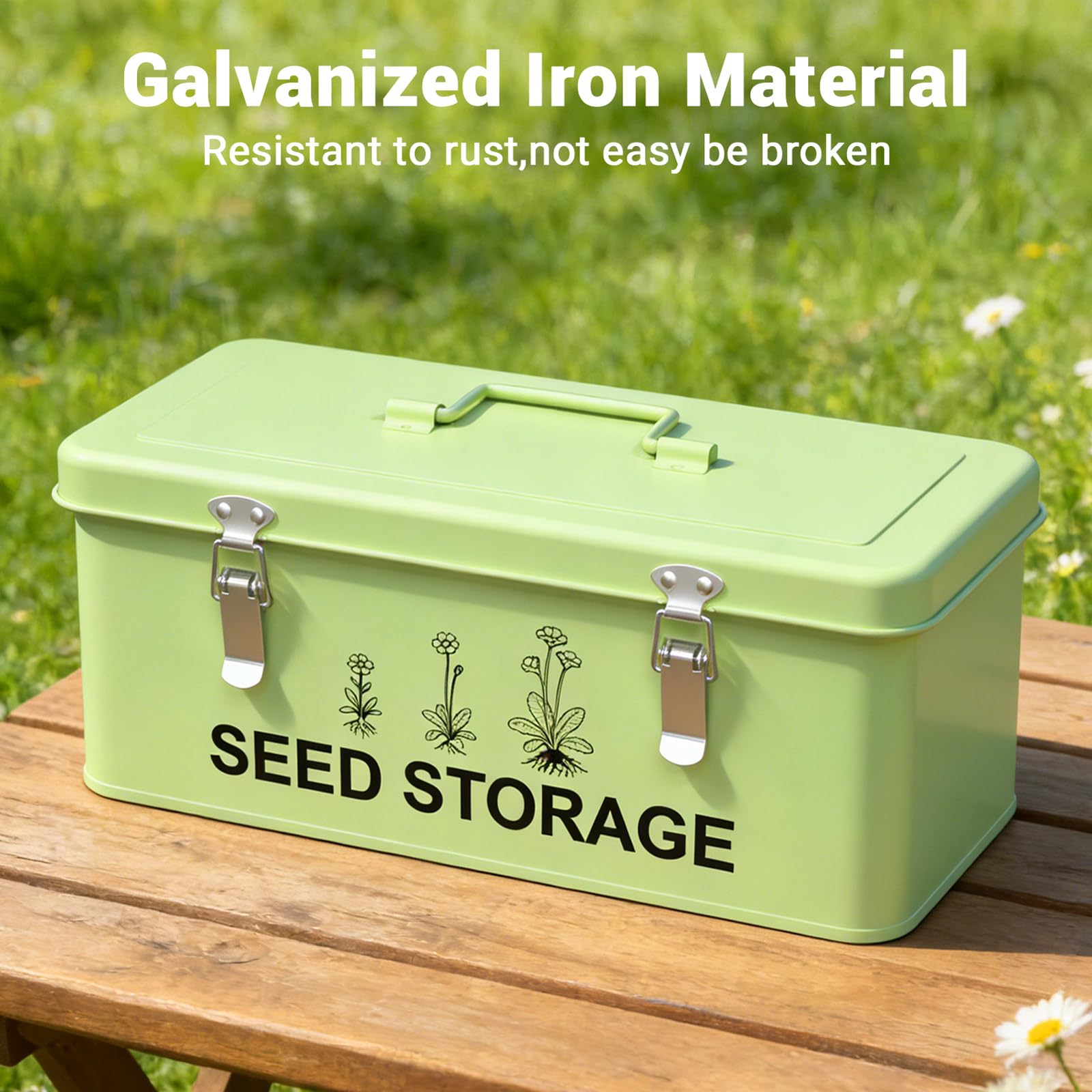 CZMIYRPY versatile seed box fits flowers, vegetables, and more.