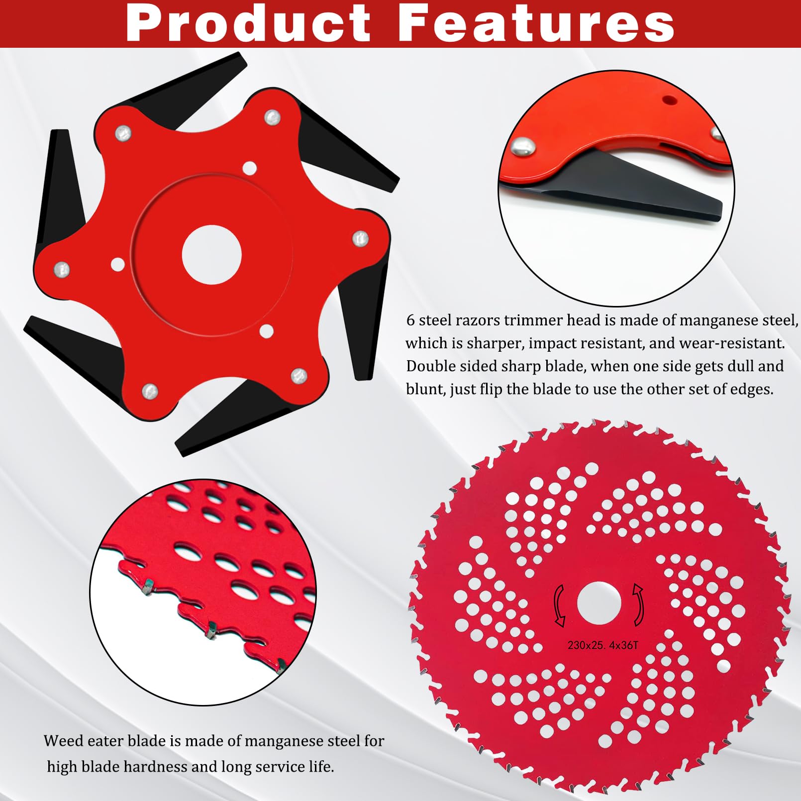 CZS adapter kit included for quick fitting to trimmers