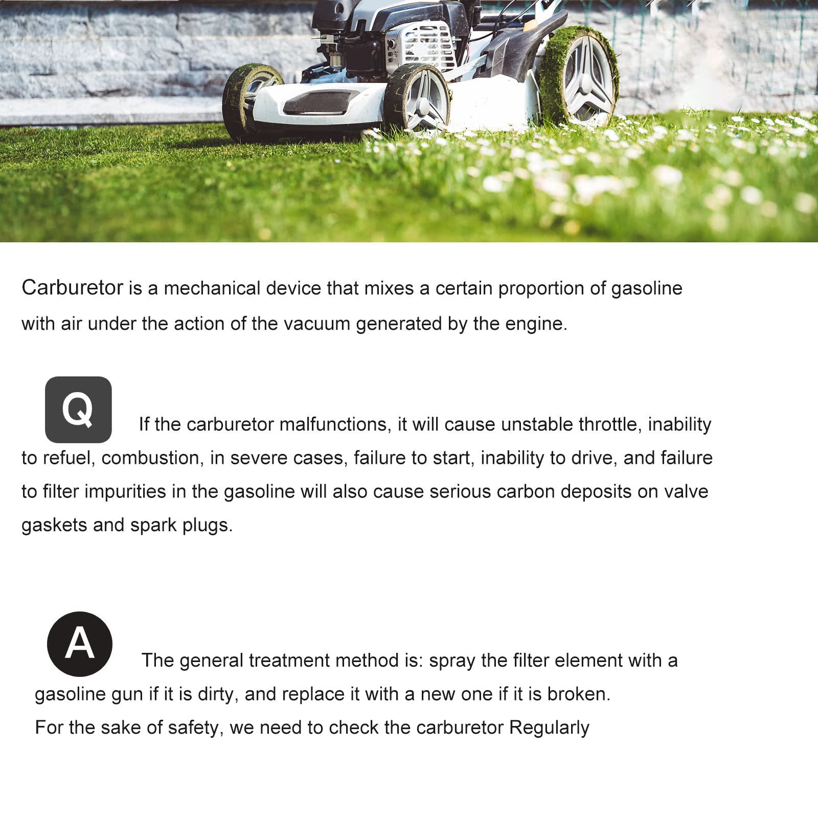 Czsmbt carburetor replacement kit for John Deere lawn tractors, supports easier maintenance