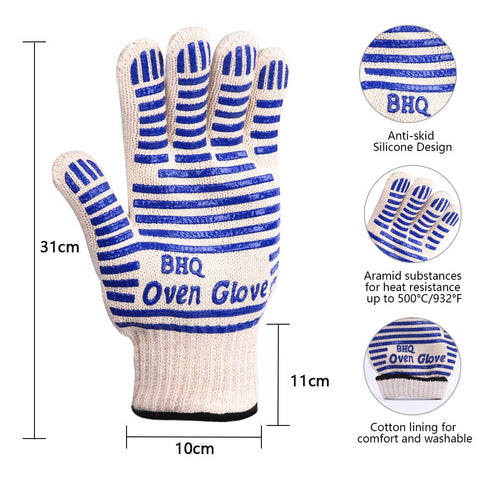 CZSYZCZS gloves with raised silicone grips for a secure grip on hot cookware