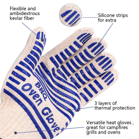 CZSYZCZS two-pack heat gloves ideal for grilling, baking, and air fryer use