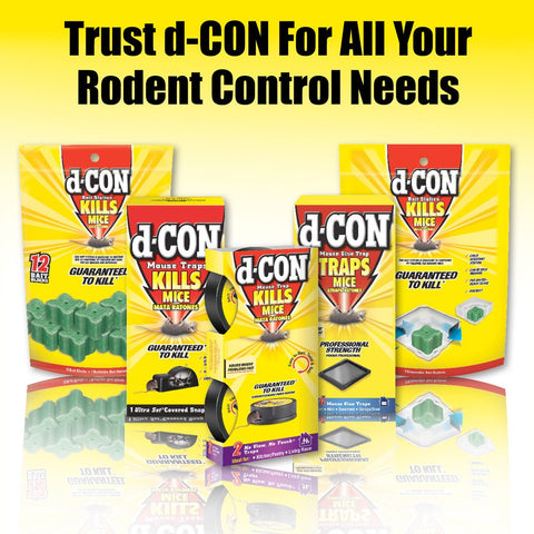 Brand visible D-Con trap designed for quick setup
