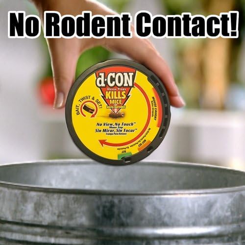 d-Con No View No Touch Trap in-use placement demonstrates versatile indoor use.