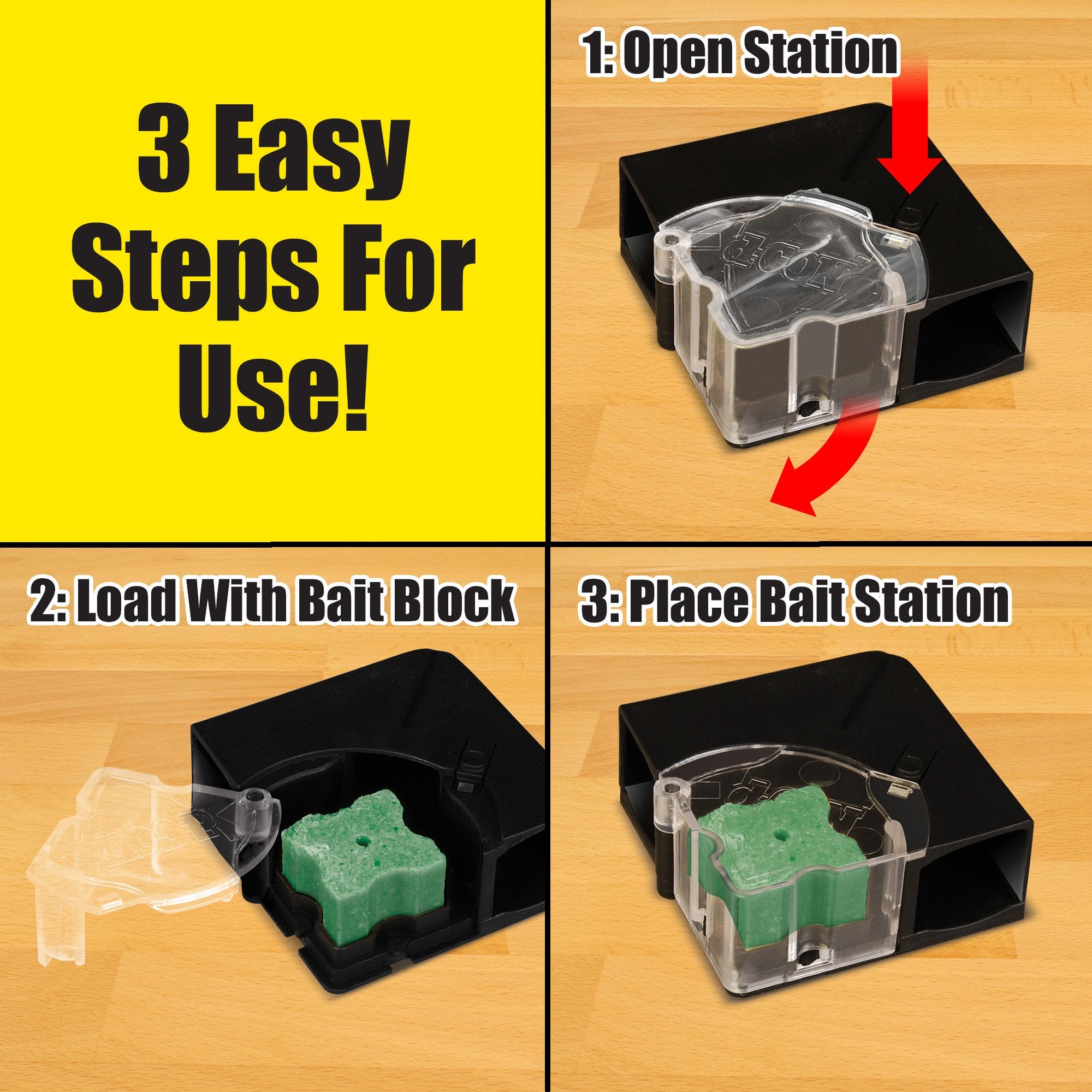 Packaging may vary on d-CON mouse bait stations