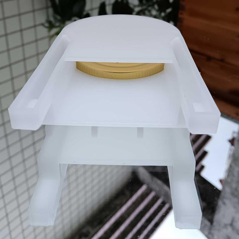 Dabkanna premium-plastic base and aluminum cover for long-term beekeeping durability