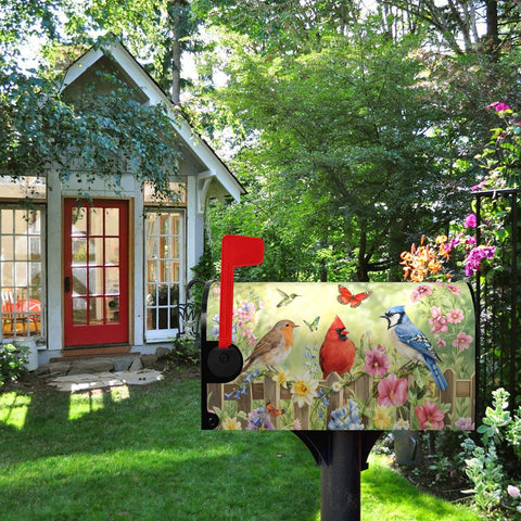 Dacawin colorfully designed mailbox wrap adds seasonal charm to your home exterior
