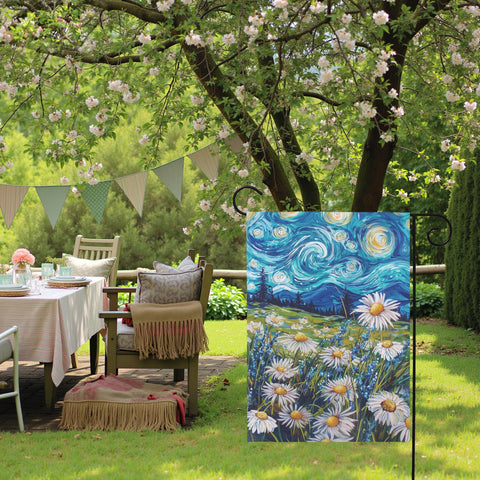 Dacawin Double-Sided Colorful Art flag ensures visibility from all sides.