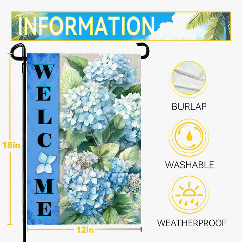 Dacawin outdoor flag fits standard stands, 12x18 inches.