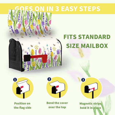 Dacawin easy-install mailbox wrap for spring and summer switching