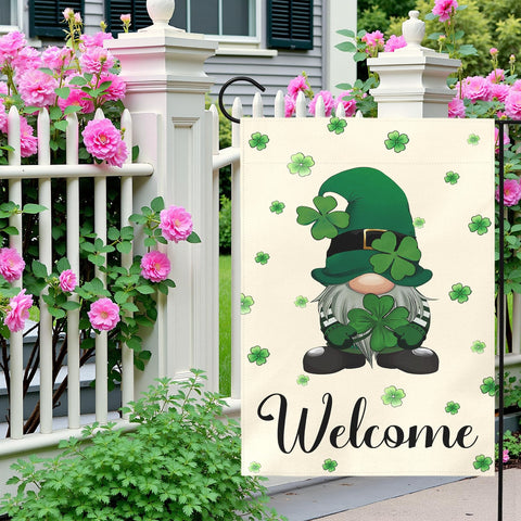 Dacawin Front porch decor for festive spring, St Patrick's Day.