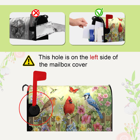 Dacawin magnetic attachment keeps the cover securely on metal mailboxes