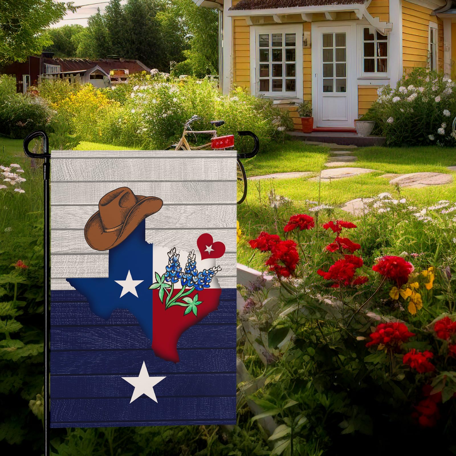 Dacawin outdoor-yard-flag designed to withstand weather and maintain color brightness.