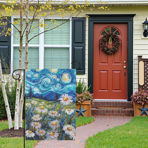 Dacawin Seasonal Gift flag appeals to art lovers and gardeners alike.