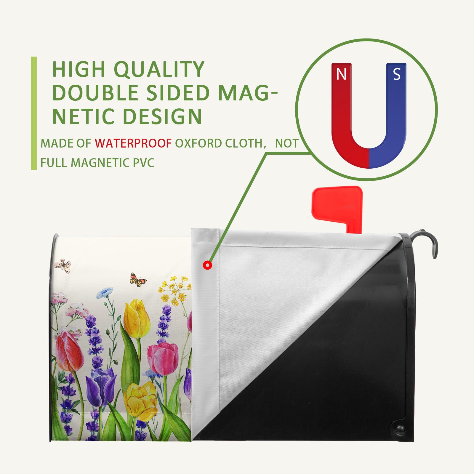 Dacawin gift-ready spring mailbox decor for homes and gardens