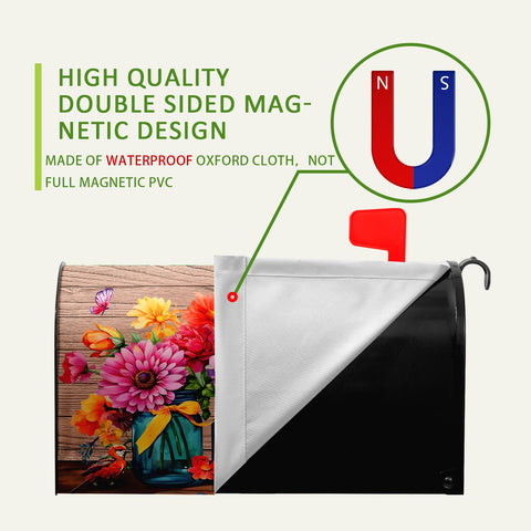 Dacawin arc-opening mailbox cover with magnets enables easy on/off.