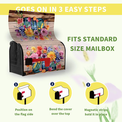 Dacawin easy-attach mailbox cover for quick seasonal updates and decor.