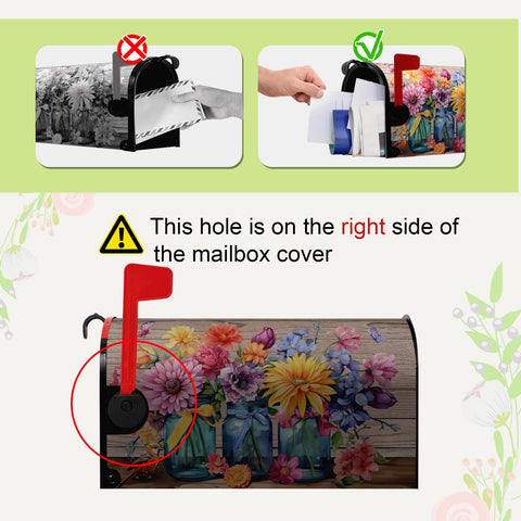 Dacawin outdoor mailbox cover designed for garden and patio displays.