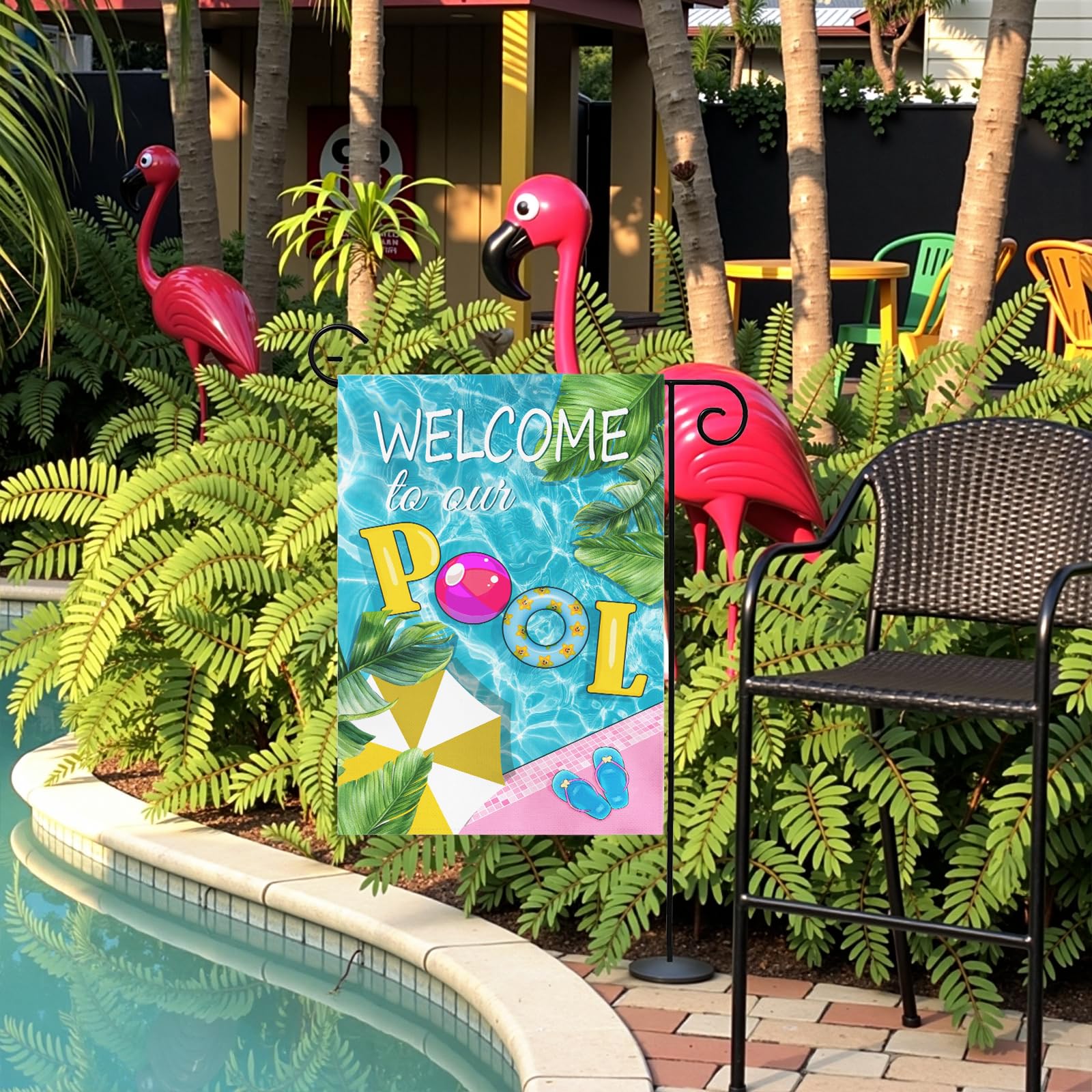 Dacawin uv-resistant welcome flag ready for seasonal celebrations