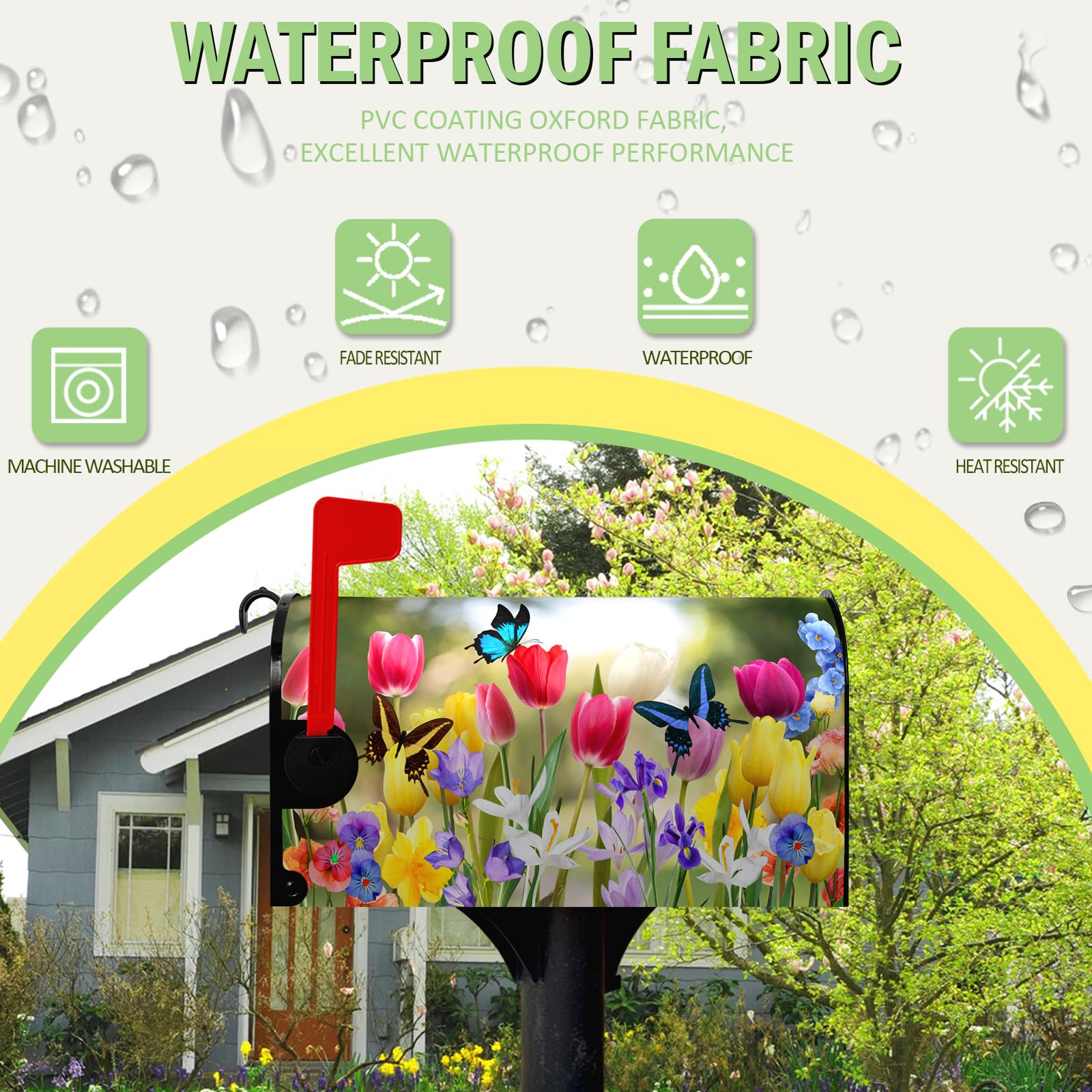 Dacawin weatherproof outdoor decor for year-round display.