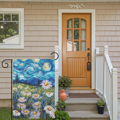 Dacawin Weatherproof Polyester flag withstands rain, sun, and wind for lasting display.