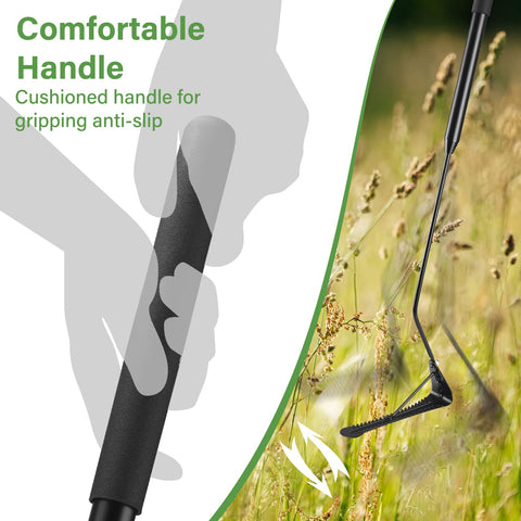 DACK grass whip used in forests and fields for weed control.
