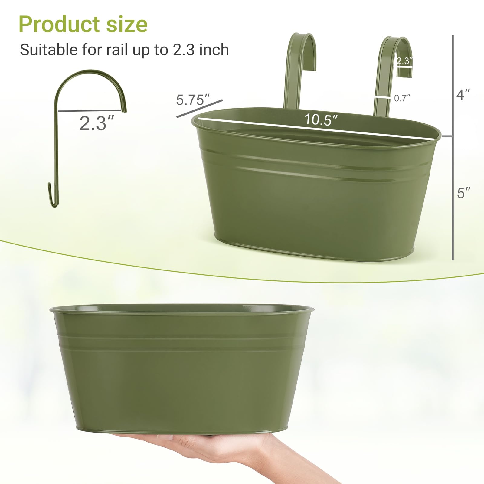 Dahey countryside-style planter decorates exterior walls with flowers