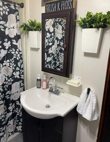Dahey wall planters shown mounted on a kitchen or living room wall.