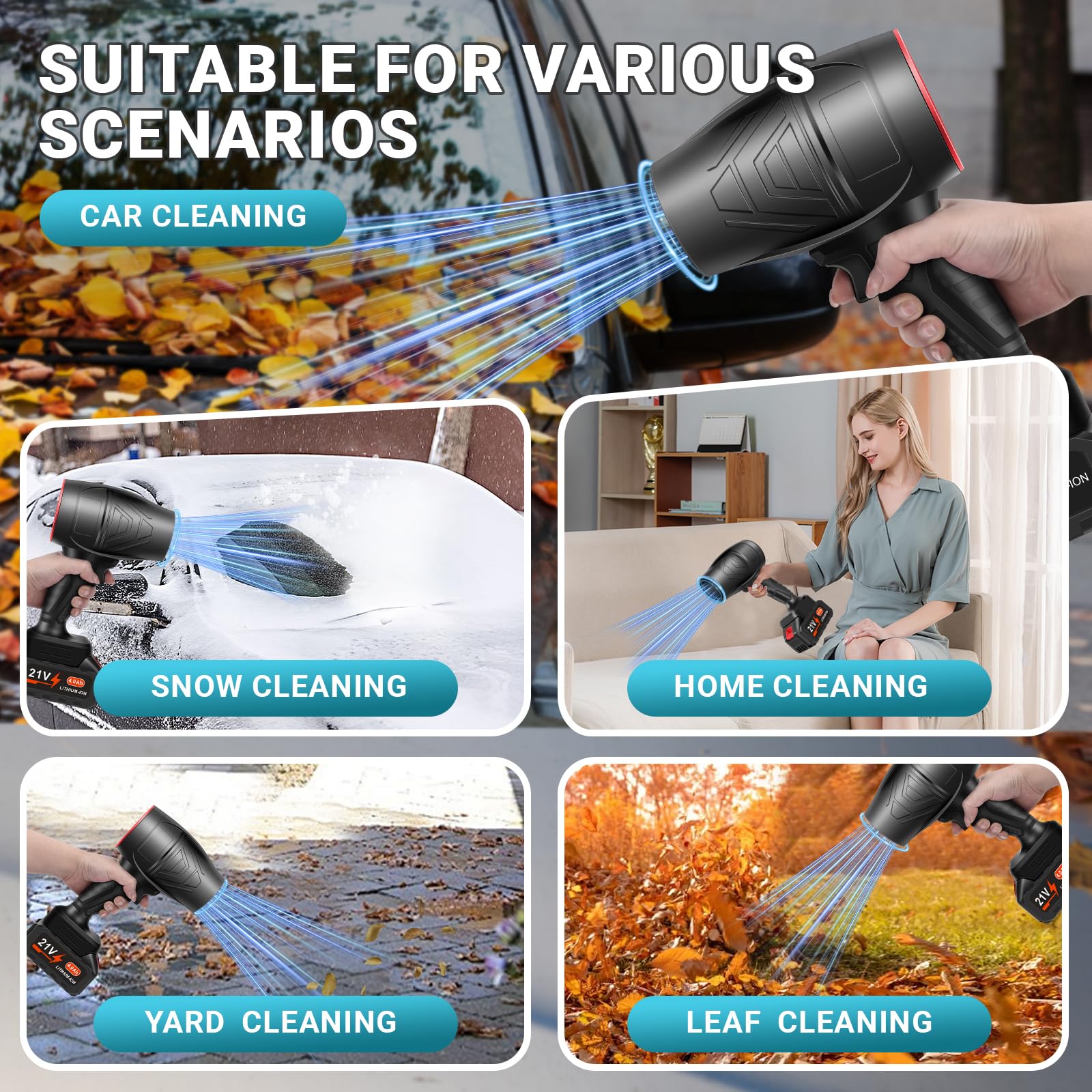 DailySee versatile tool dries cars and cleans patios.