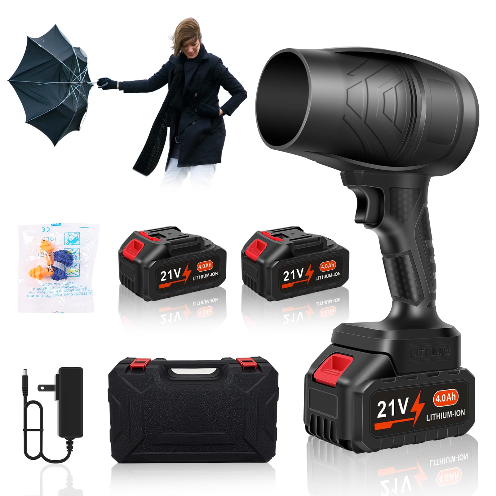 DailySee leaf blower turbo-speed action for fast yard cleanup.