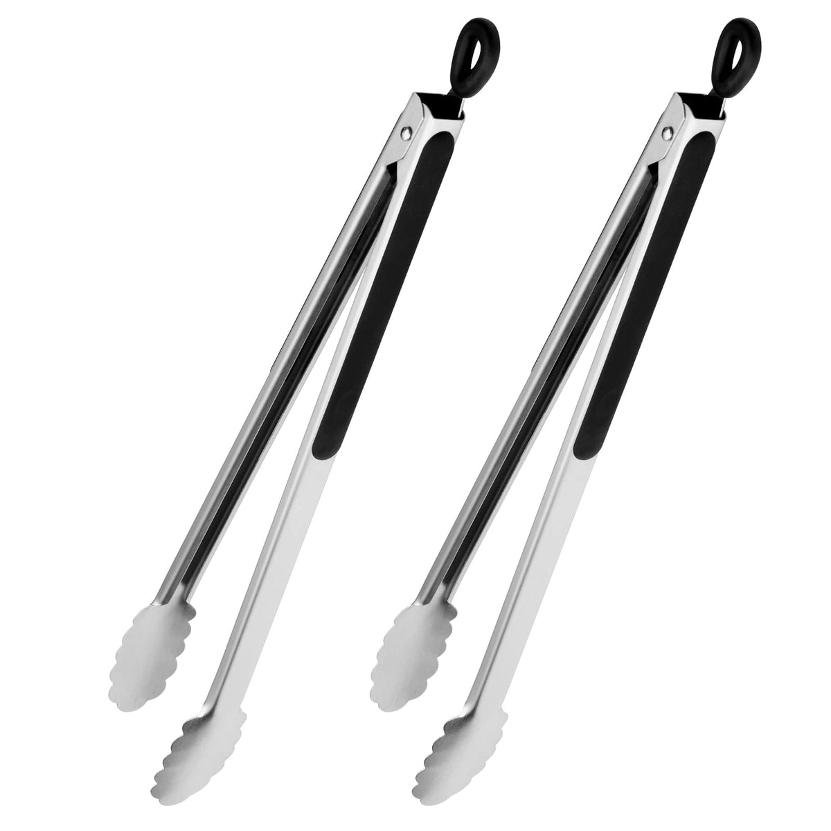 Daily Kisn 17 inch grill tongs with heat resistant handle for safe grilling