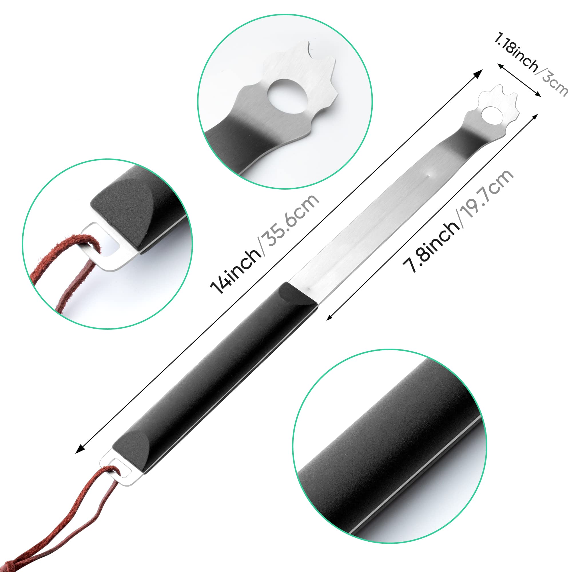 DAILY KISN No-bristle design reduces risk of bristles in food.