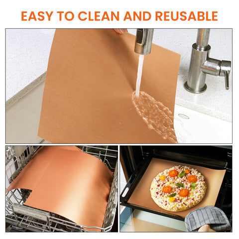 Dailyart copper grill mats cut to fit gas charcoal electric grills for precise coverage.