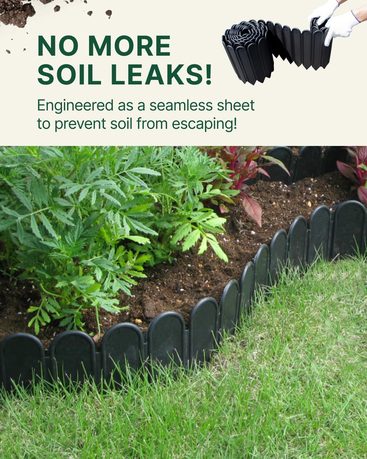 DAIM FlexWall Edge easy-install system supports quick, DIY-friendly border projects.