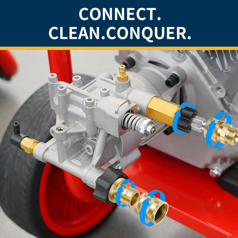 DAIMOT M22-14mm quick-connect adapter offers versatile connections for most hoses.
