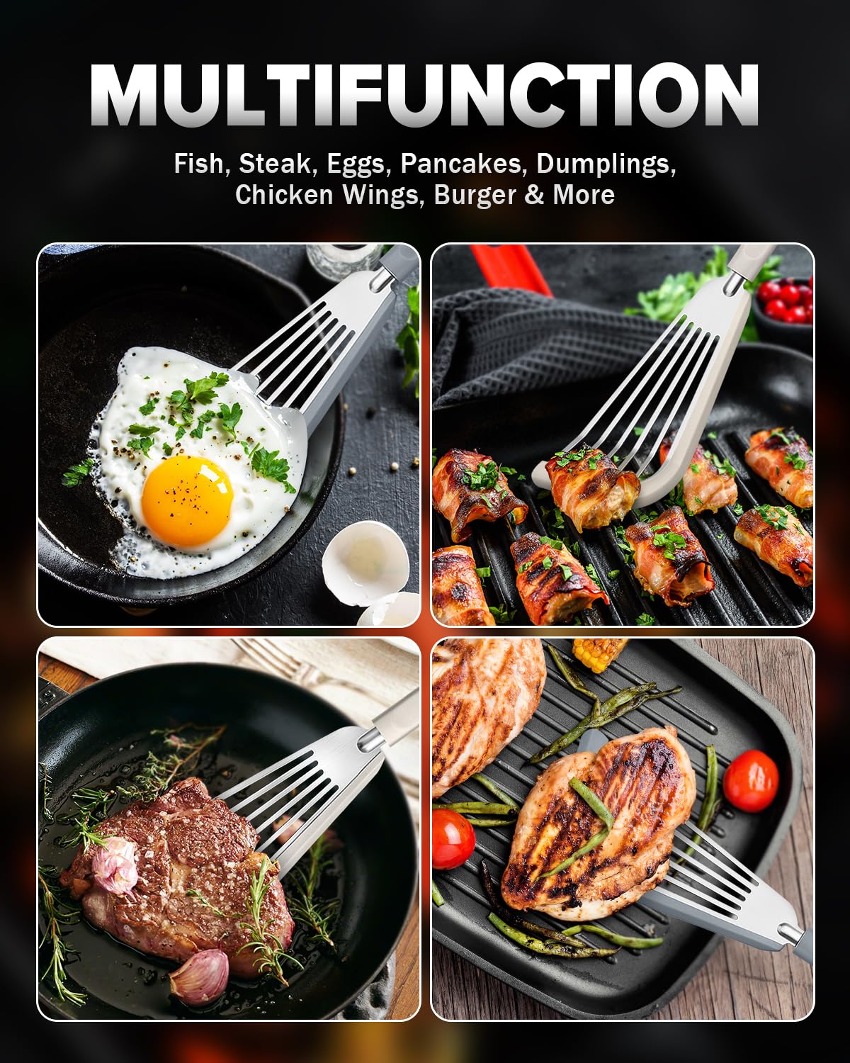 DaiRen Kitchen ergonomic-handle spatula with comfortable grip.