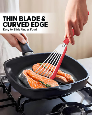 DaiRen Kitchen nonstick-friendly spatula designed for frying, scrambling, and delicate eggs