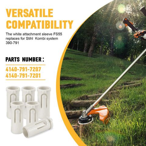 Dairrr Fuuu sleeve compatible with Stihl Kombi FR130T and FR85 models for flexible use.
