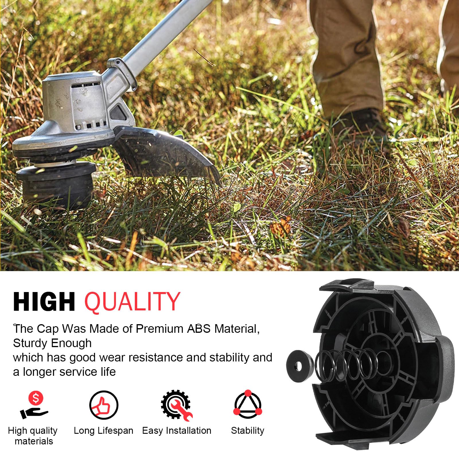 Dairrr Fuuu easy-installation cap makes replacement quick without tools.
