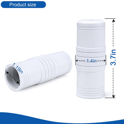 Dairrr Fuuu vinyl grip on a pool pole highlighting soft rubber feel for comfort