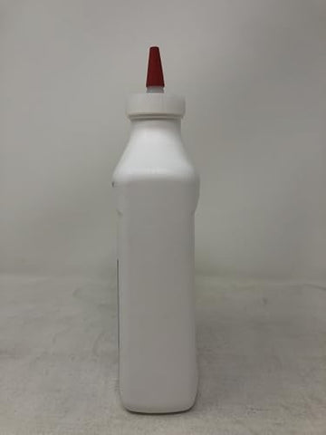 DeltaDust being used indoors near a drain in a commercial setting.